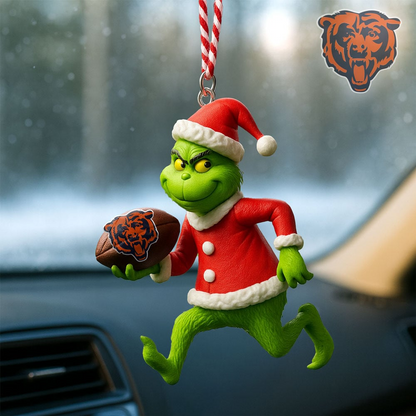CHI Premium NFL No.1 Team Christmas Car Hanging Ornament DDT HLPHUONG