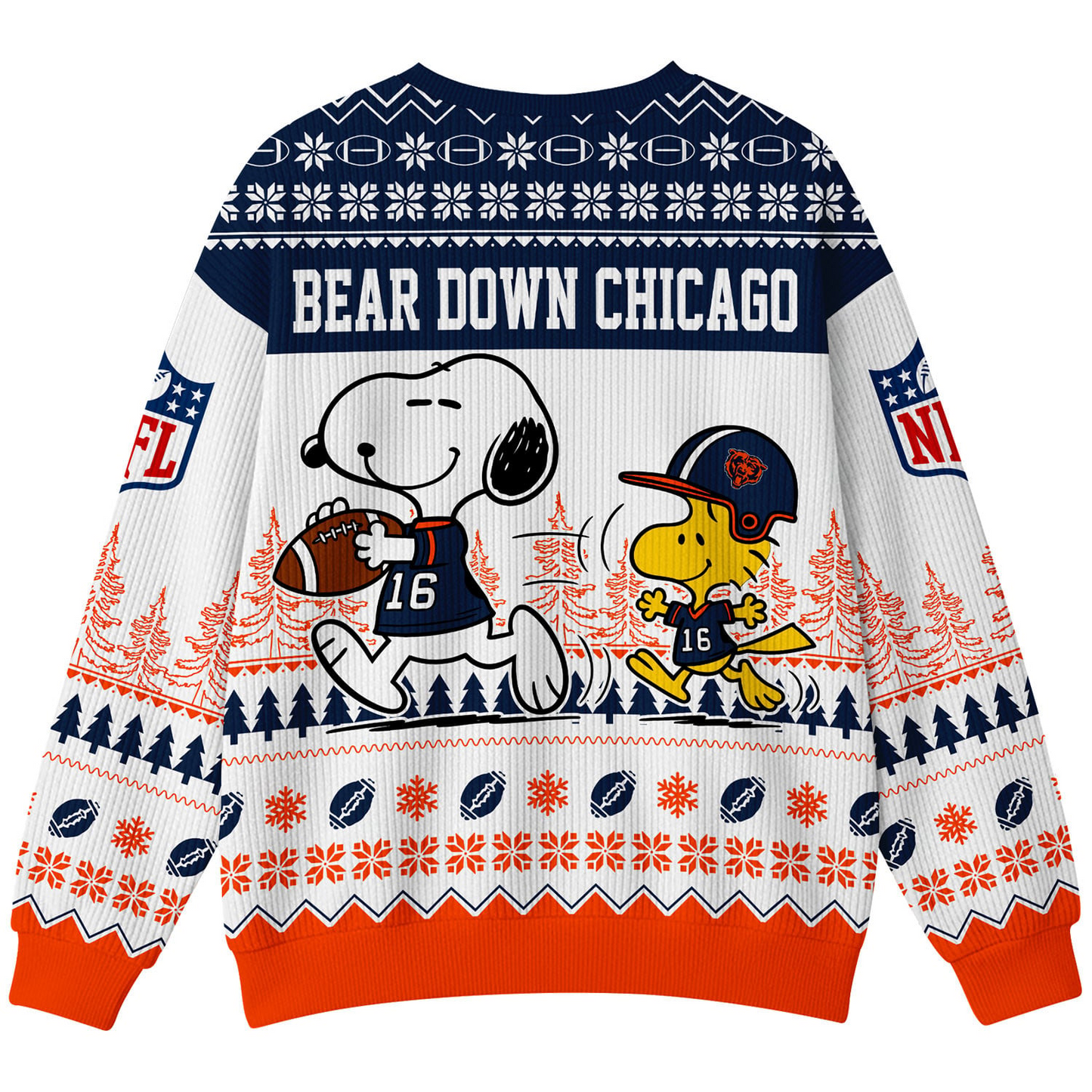 CHI Premium NFL Snoopy Winter SweatShirt DDT CTND
