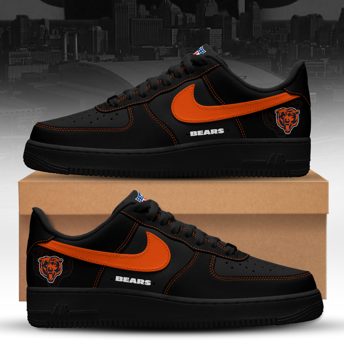 CHI Premium NFL V5 AF1 Sneaker DDT CTND