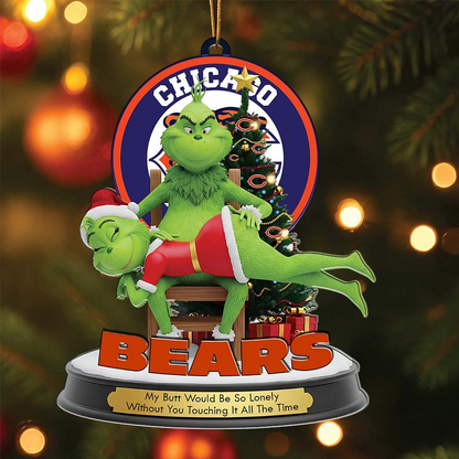 CHI Premium NFL x Grinch Acrylic Ornament DDT NTL