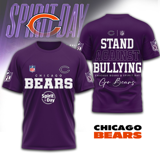 CHI Premium NFL x Spirit Day 3D Shirt DDT CTND
