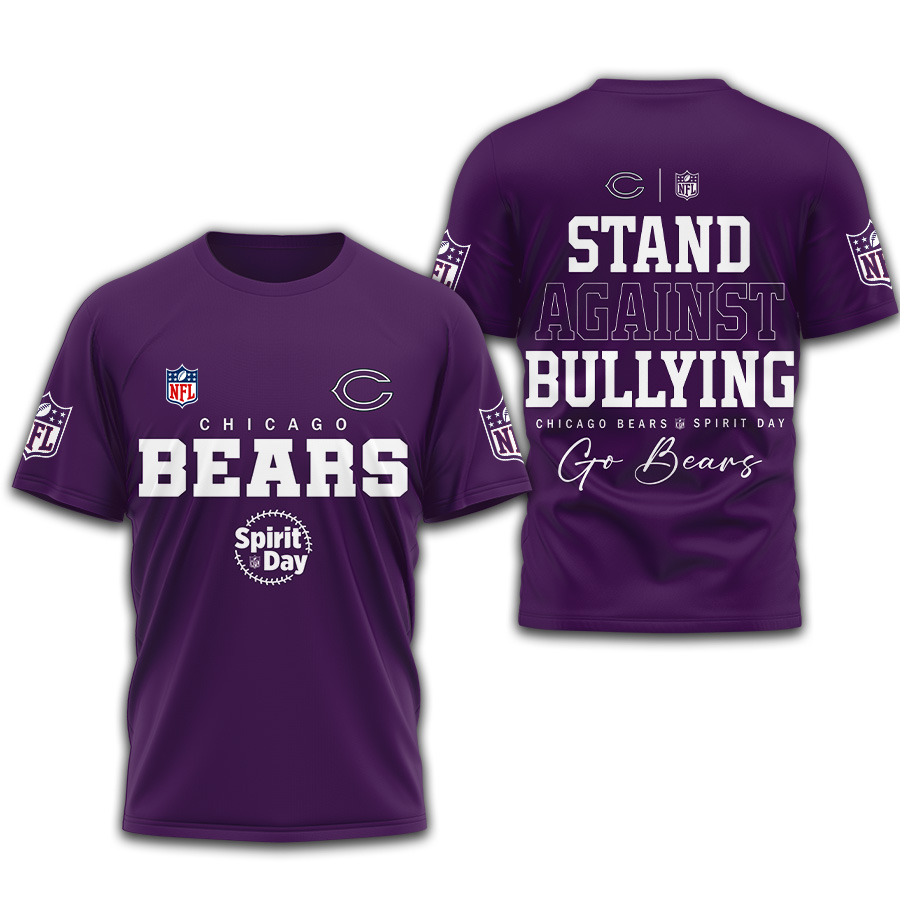 CHI Premium NFL x Spirit Day 3D Shirt DDT CTND