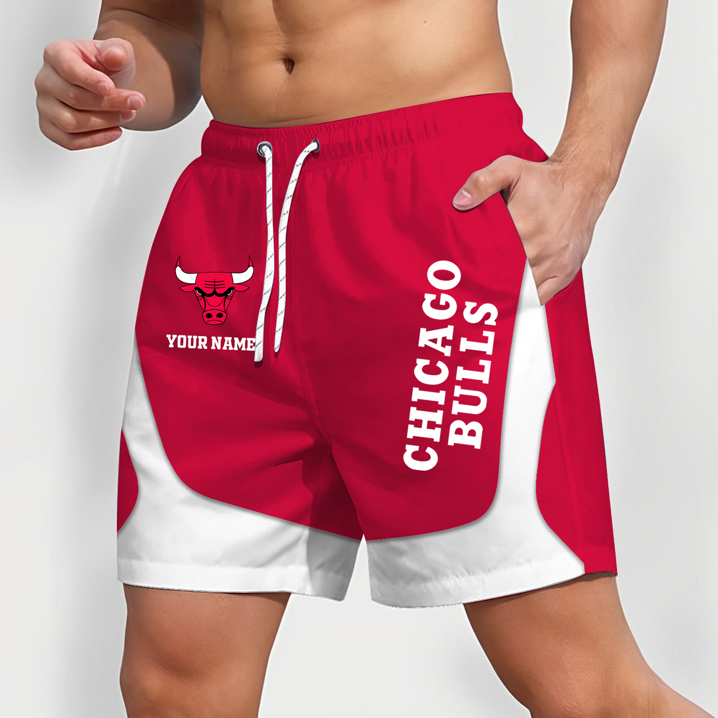 CHI x NBA Team Special Short Pants For Men Custom Name Gifts DATND TANTD