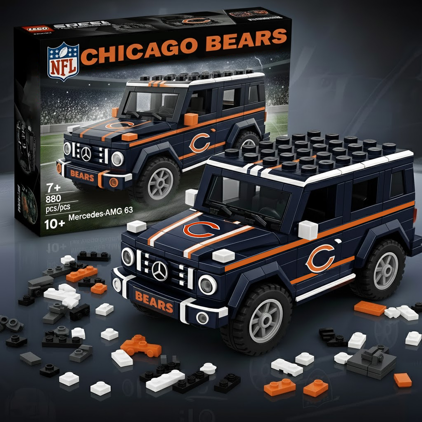 CHI x NFL Building Blocks Offroad SUV DatND DVT