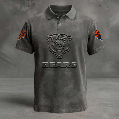 CHI x NFL Embossed Polo Shirt DATND TANTD