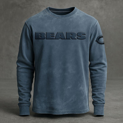CHI x NFL Embossed SweatShirt DATND TANTD