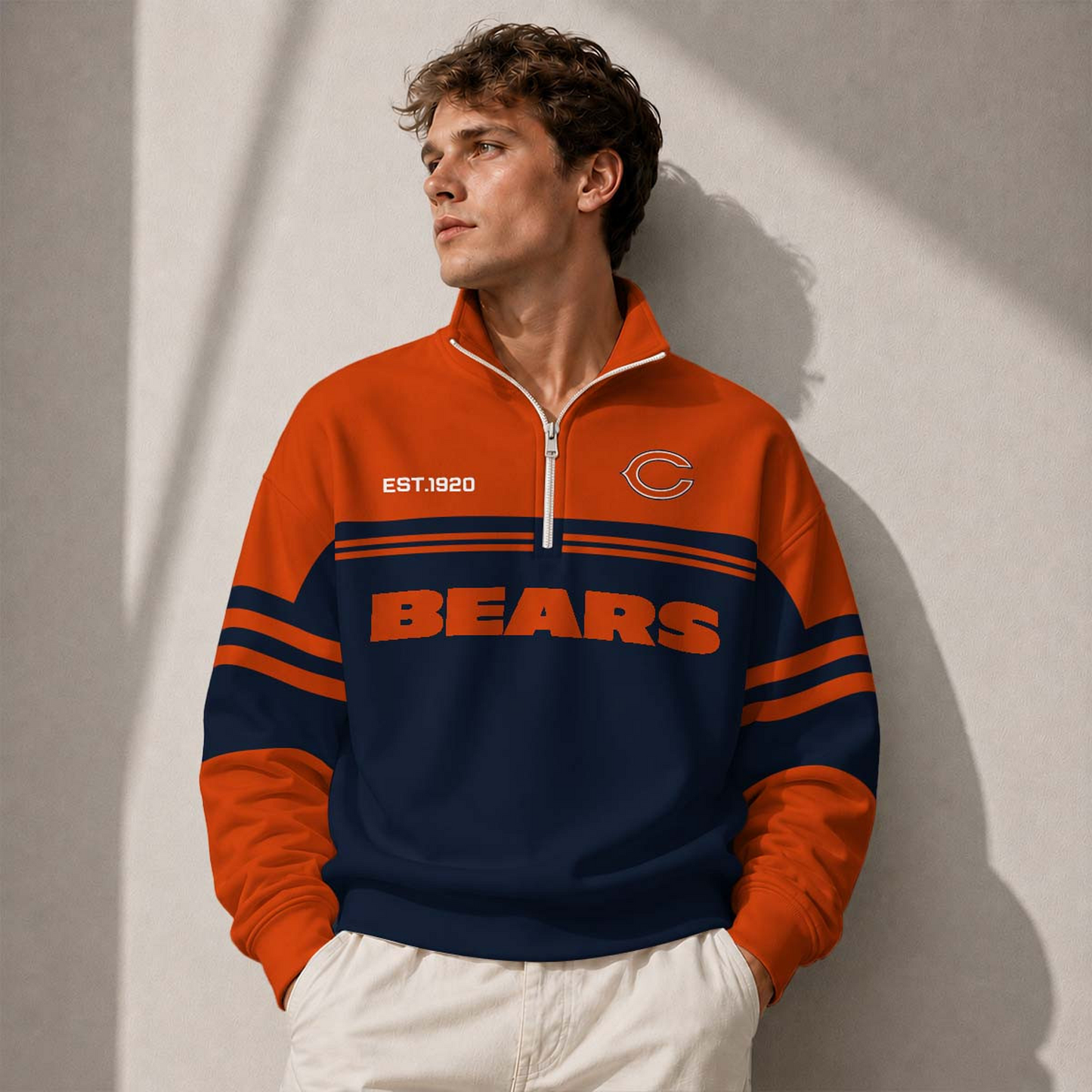 CHI x NFL Half-Zip Sweatshirt