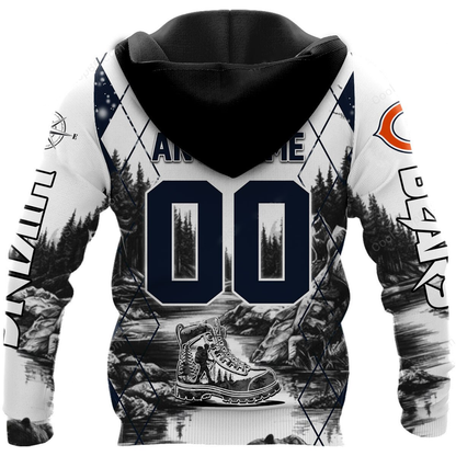 CHI x NFL Hiking 3D Hoodie DDT CTND