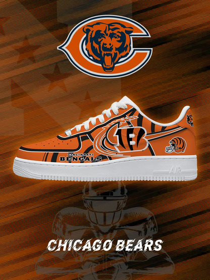 CHI x NFL Luxury AF1 Sneakers 200626