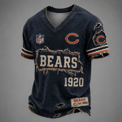 CHI x NFL LUXURY V-Neck T-Shirt 3005 DatND DVT