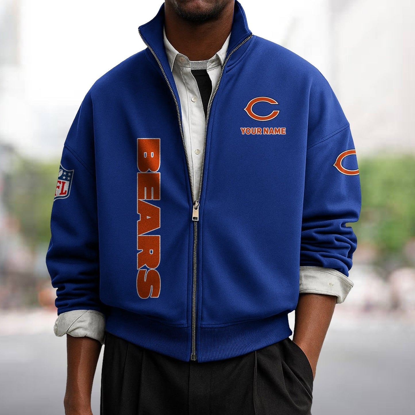 CHI x NFL Sweatshirt Full Zip DATND TANTD