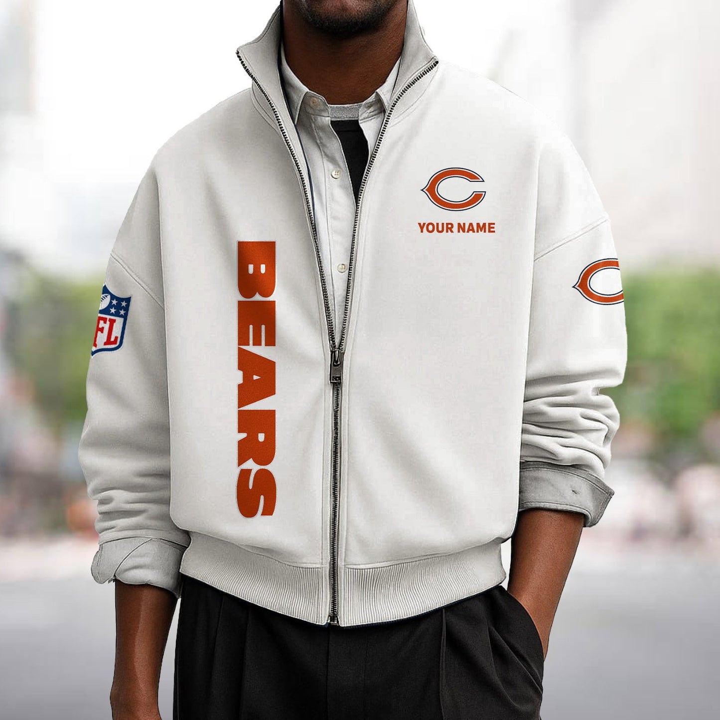CHI x NFL Sweatshirt Full Zip DATND TANTD