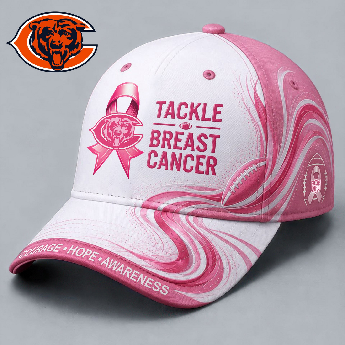 CHI x NFL Tackle Breast Cancer Cap