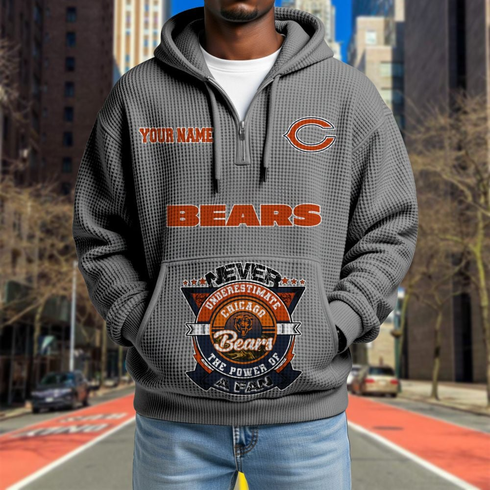 CHI x NFL Waffle Hoodie DATND TANTD