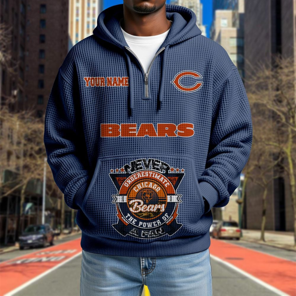 CHI x NFL Waffle Hoodie DATND TANTD