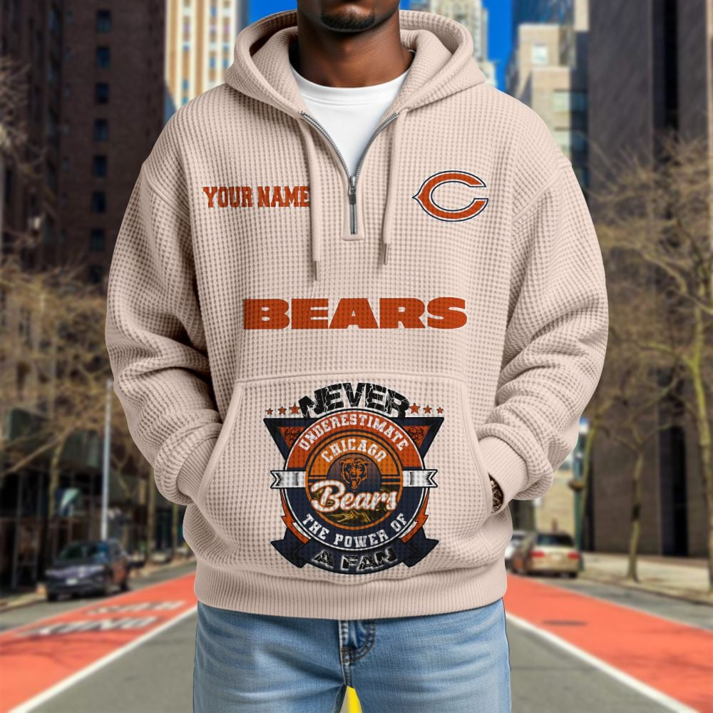 CHI x NFL Waffle Hoodie DATND TANTD