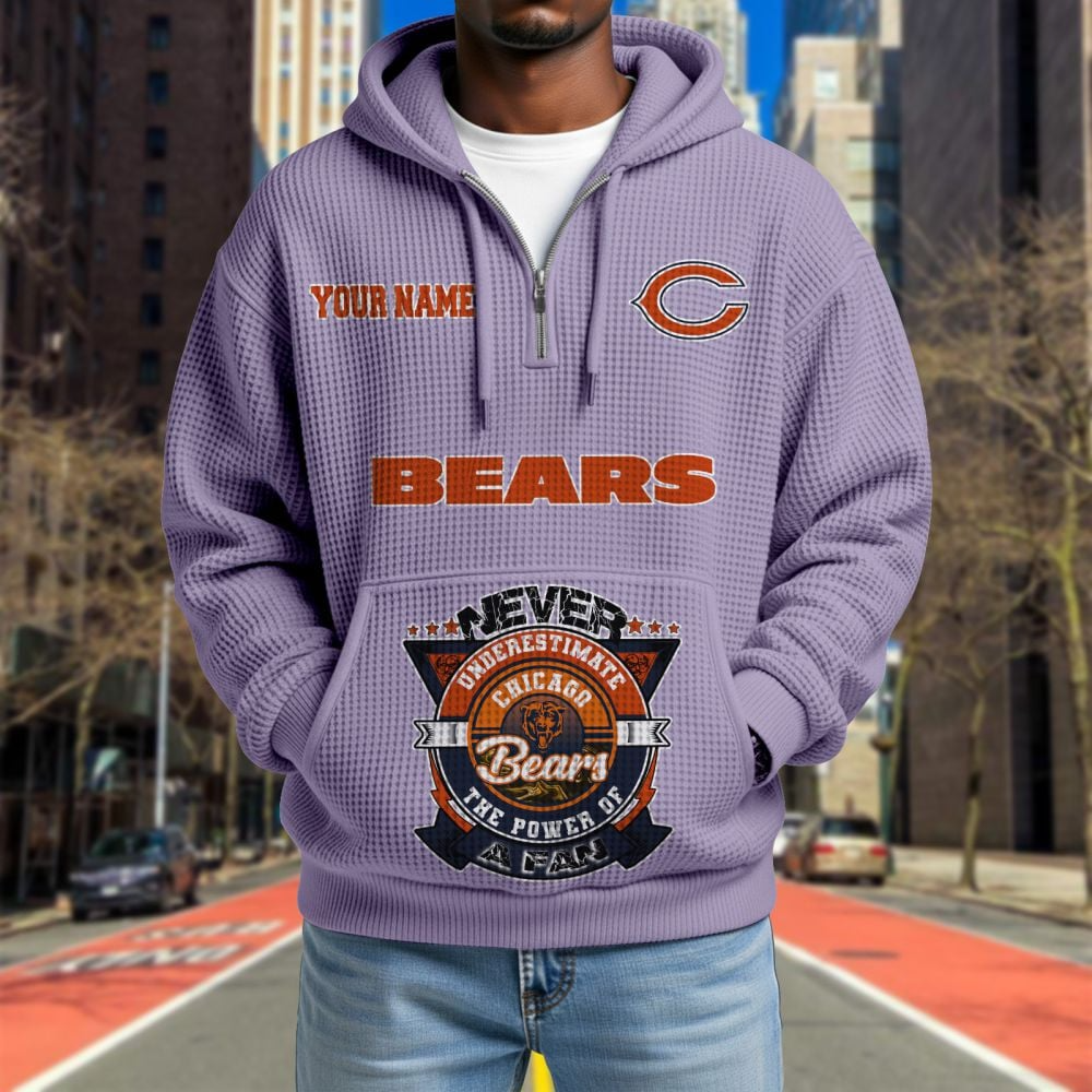 CHI x NFL Waffle Hoodie DATND TANTD