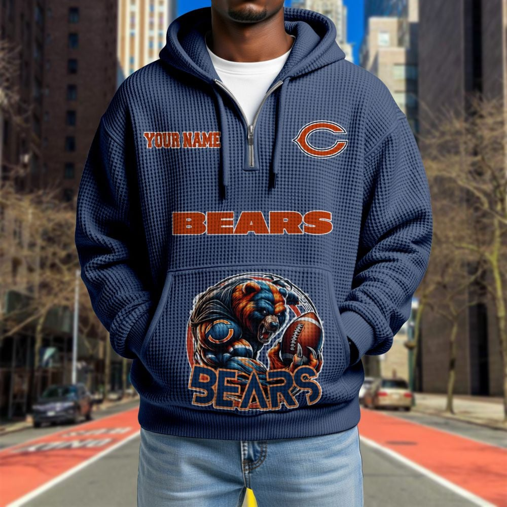 CHI x NFL Waffle Hoodie DATND TANTD