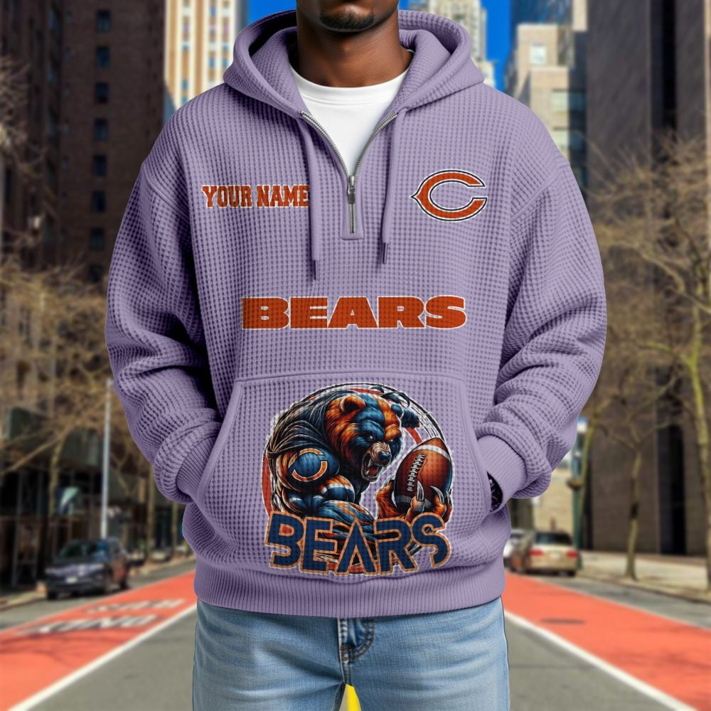 CHI x NFL Waffle Hoodie DATND TANTD