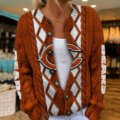 CHI x NFL Women's Cardigan Sweater DatND DVT