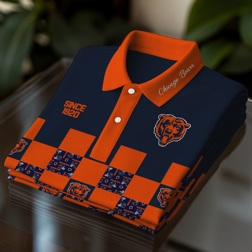 CHI Premium NFL V3 Polo Shirt DDT NTL
