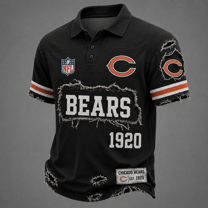 CHI x NFL LUXURY V-Neck T-Shirt 3005 DatND DVT