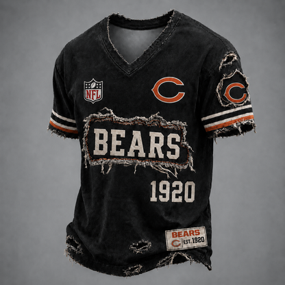 CHI x NFL LUXURY V-Neck T-Shirt 3005 DatND DVT