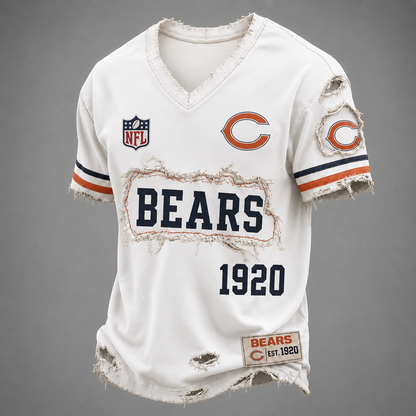 CHI x NFL LUXURY V-Neck T-Shirt 3005 DatND DVT