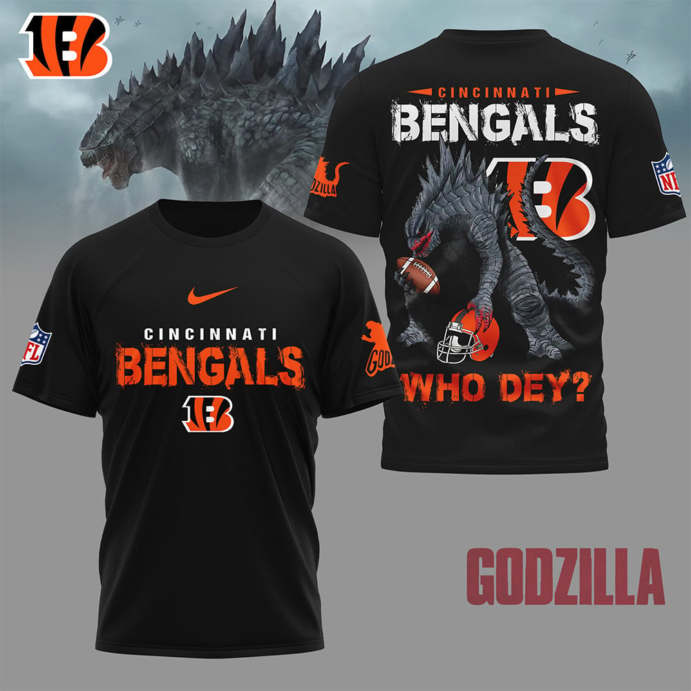 CIN Premium NFL Godzilla Football Shirt DDT CTND