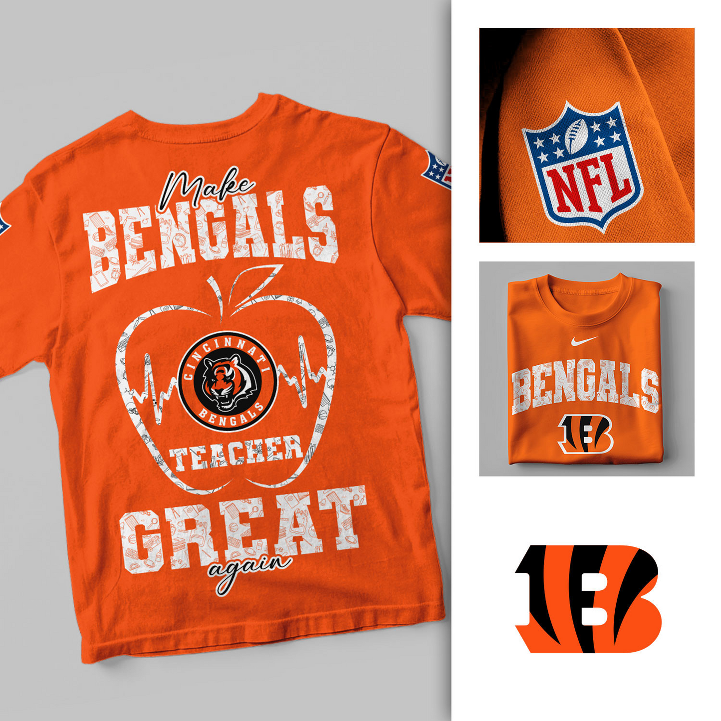 CIN Premium NFL Great Again 3D Shirt DDT 101125 NTL