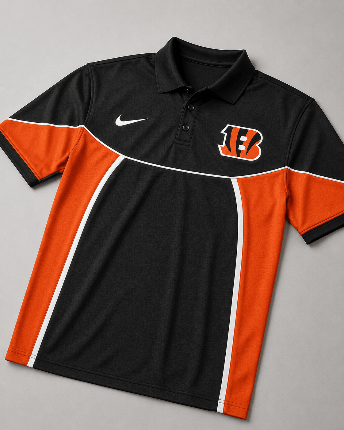 CIN Premium NFL Personalized Sports Style Polo Shirt