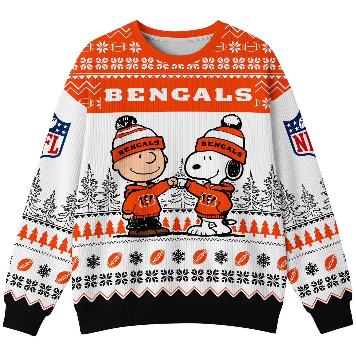 CIN Premium NFL Snoopy Winter SweatShirt DDT CTND