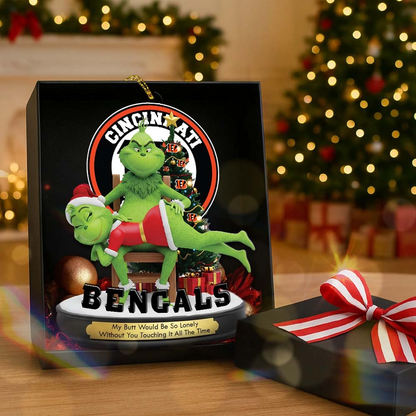 CIN Premium NFL x Grinch Acrylic Ornament DDT NTL