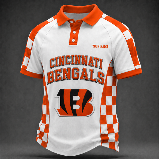 CIN X NFL New Style Polo Shirt – Signature Edition