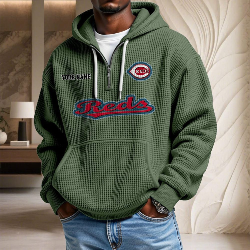 CIN x MLB Waffle Hoodie DATND TANTD