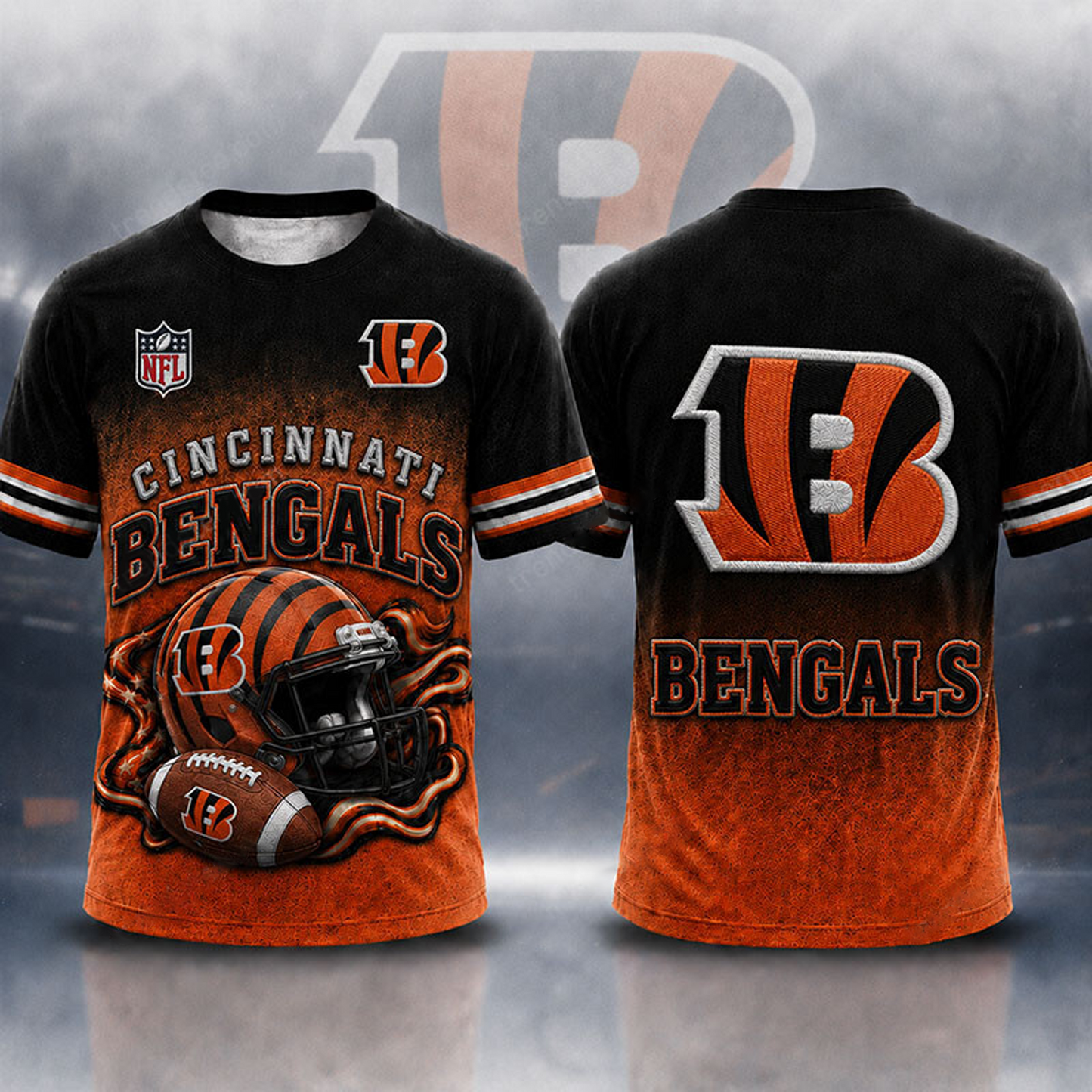 CIN x NFL 3D Shirt 1805 DatND DVT