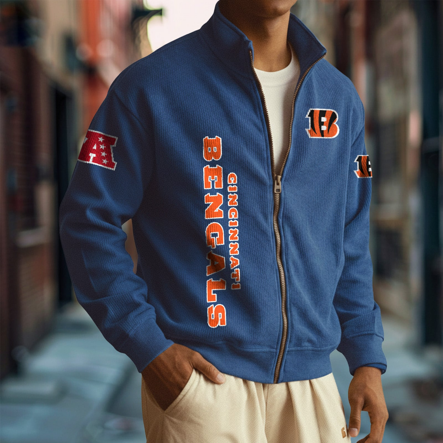 CIN x NFL Corduroy Zip-Up Jacket DatND DVT