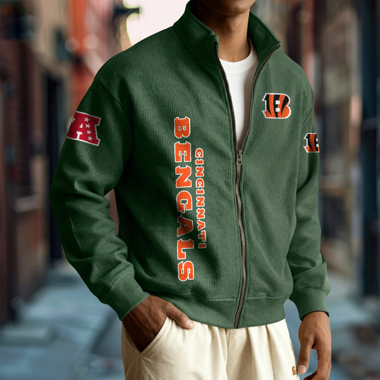CIN x NFL Corduroy Zip-Up Jacket DatND DVT