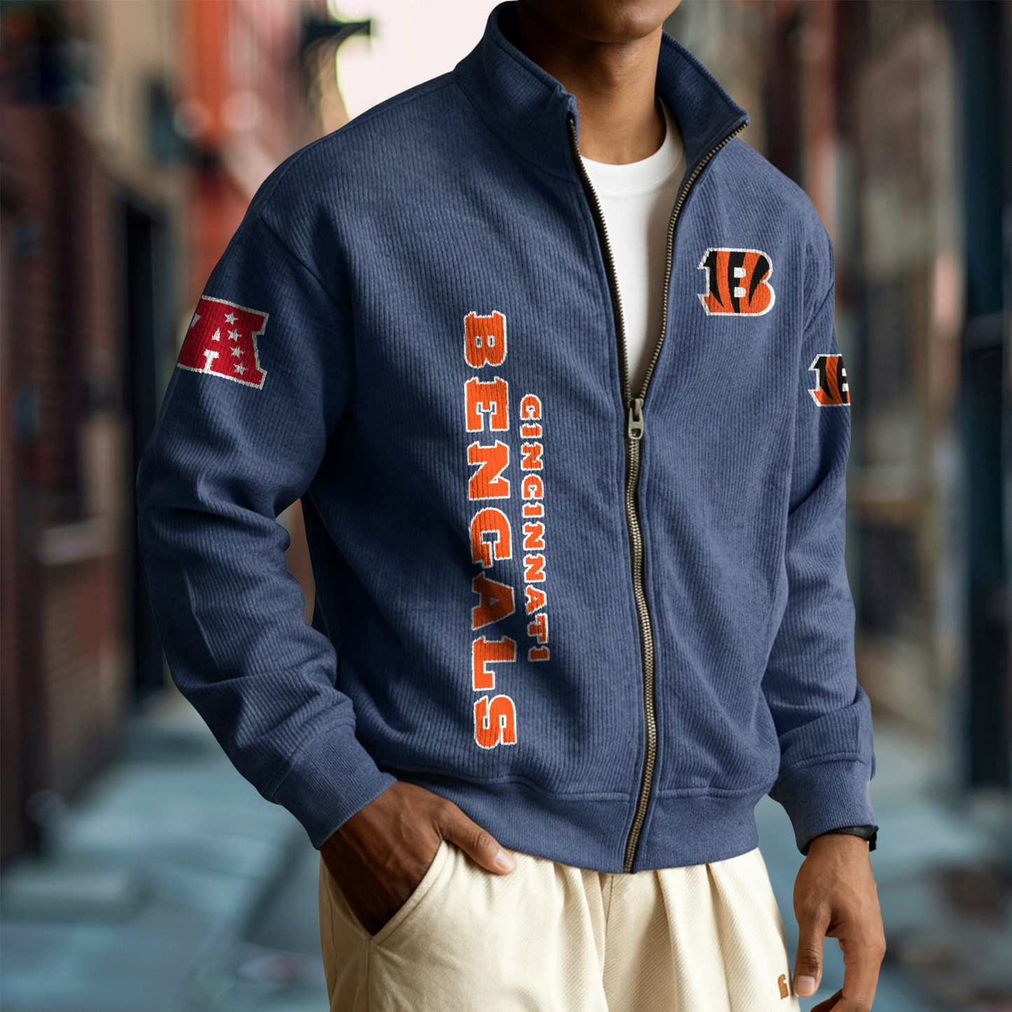 CIN x NFL Corduroy Zip-Up Jacket DatND DVT