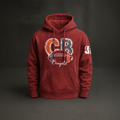 CIN x NFL Embossed Hoodie DatND THUONGNH