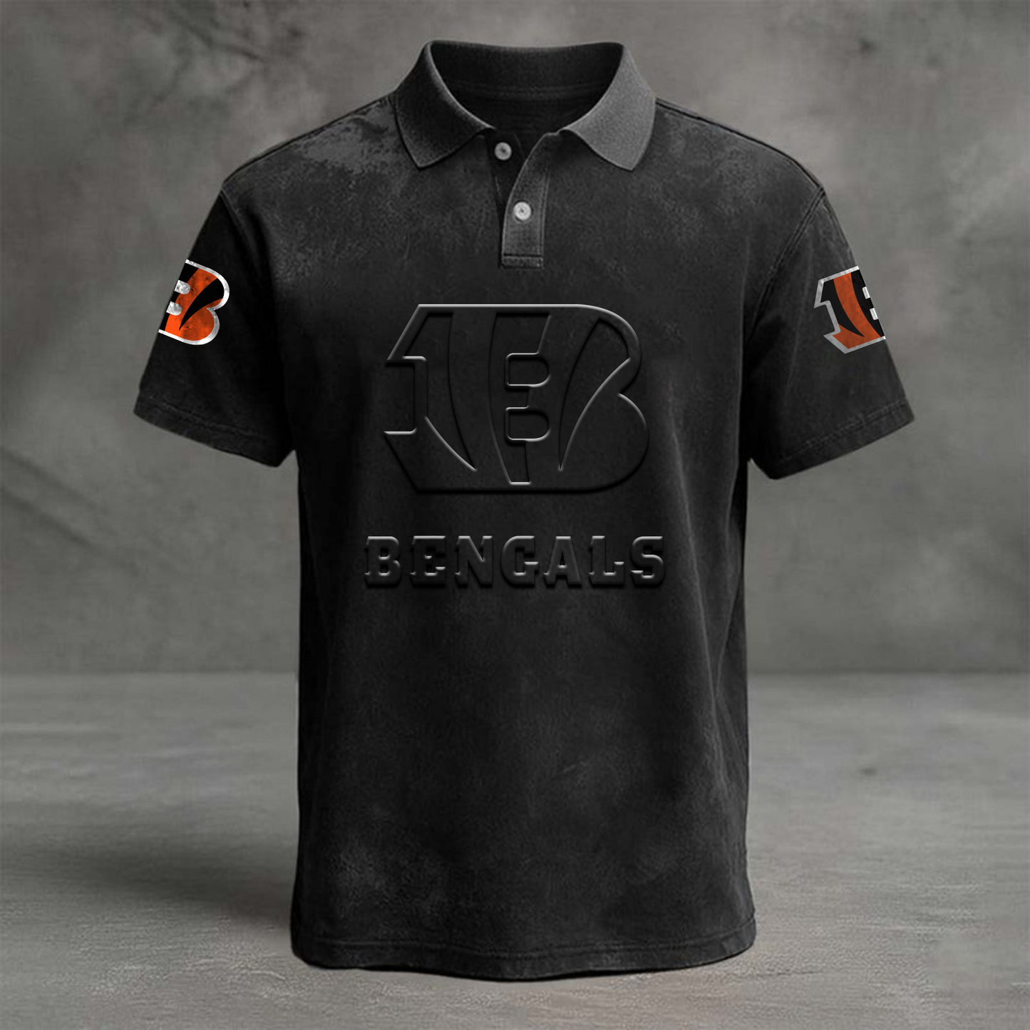 CIN x NFL Embossed Polo Shirt DATND TANTD
