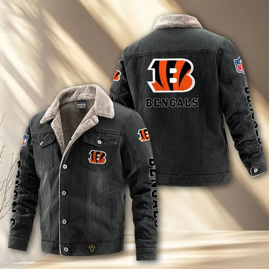 CIN x NFL Fleece Lined Denim Jacket DatND DVT