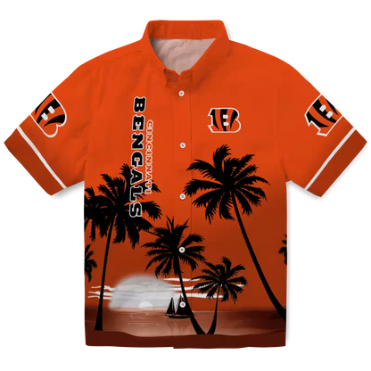 CIN x NFL Hawaiian Shirt ƒ?? Beach Sunset DATND TANTD 270526