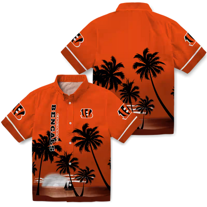 CIN x NFL Hawaiian Shirt ƒ?? Beach Sunset DATND TANTD 270526