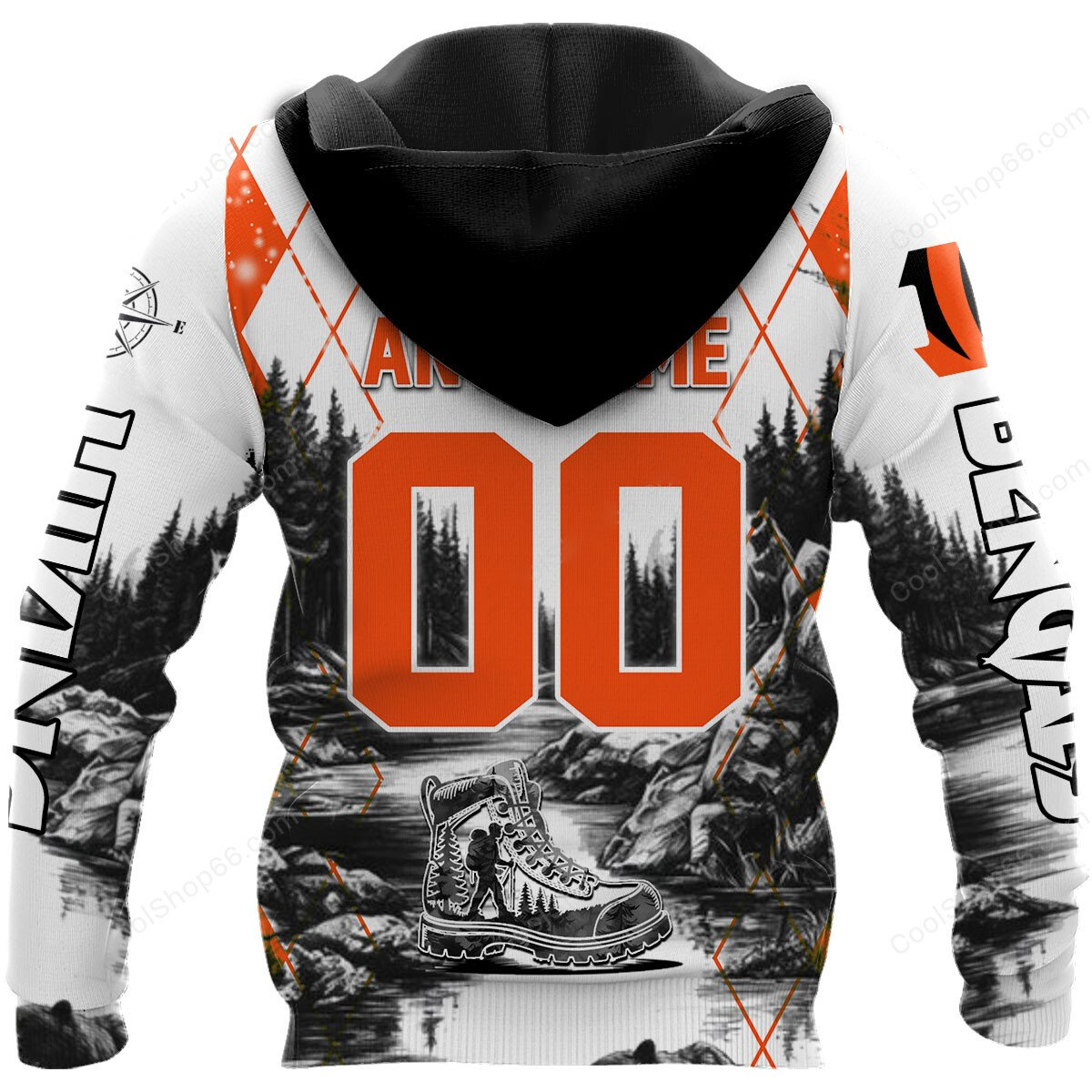 CIN x NFL Hiking 3D Hoodie DDT CTND