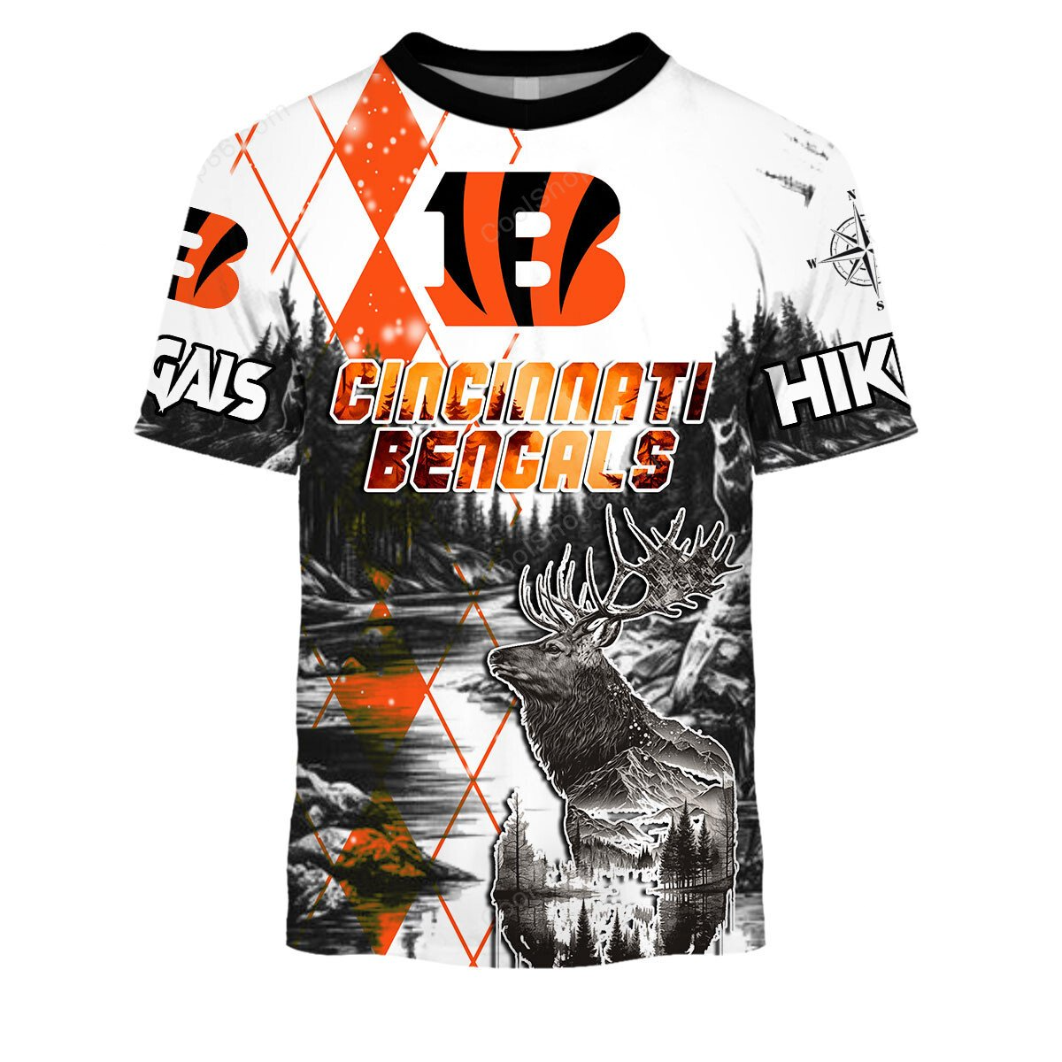 CIN x NFL Hiking 3D Hoodie DDT CTND