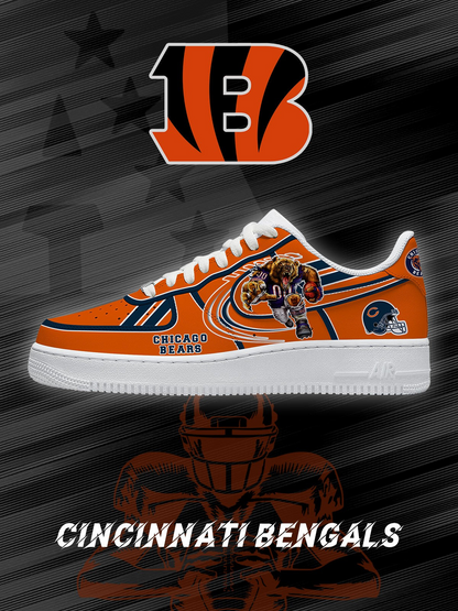 CIN x NFL Luxury AF1 Sneakers 200626