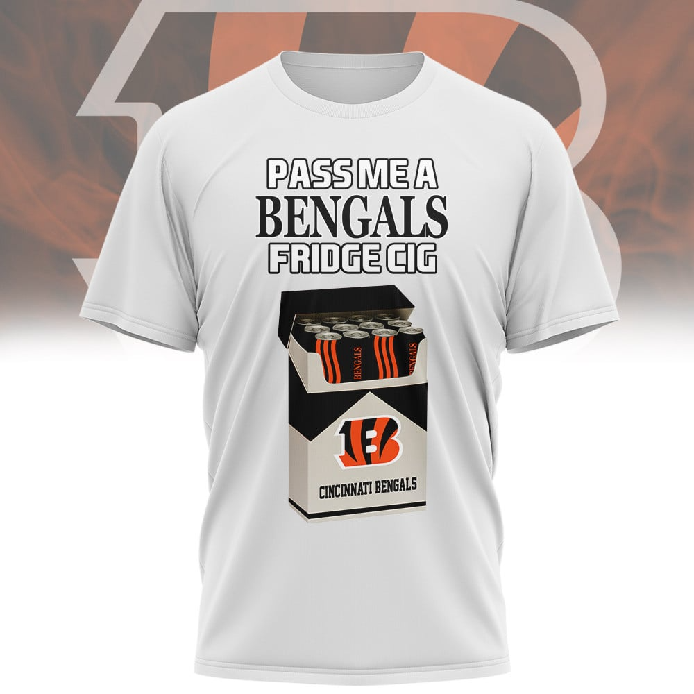 CIN x NFL Personalized Fridge Cig 3D Shirt DDT CTND
