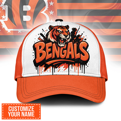 CIN x NFL Premium Custom Graffiti Team Cap