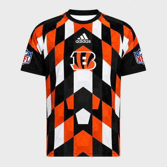 CIN x NFL Premium Geometric Fan Performance T-Shirt